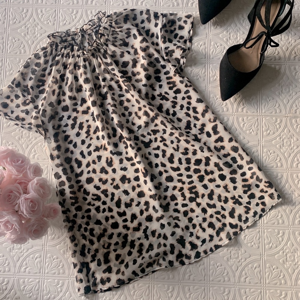 Express Mock Neck Blouse